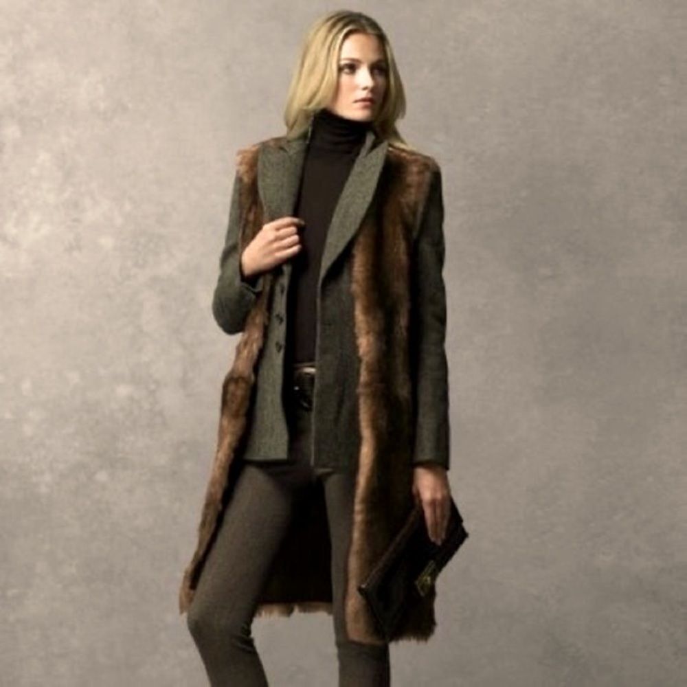 Ralph Lauren Collection * 2010 Sable Brown Lamb Shearling Gilet Silvie Vest - Picture 1 of 17